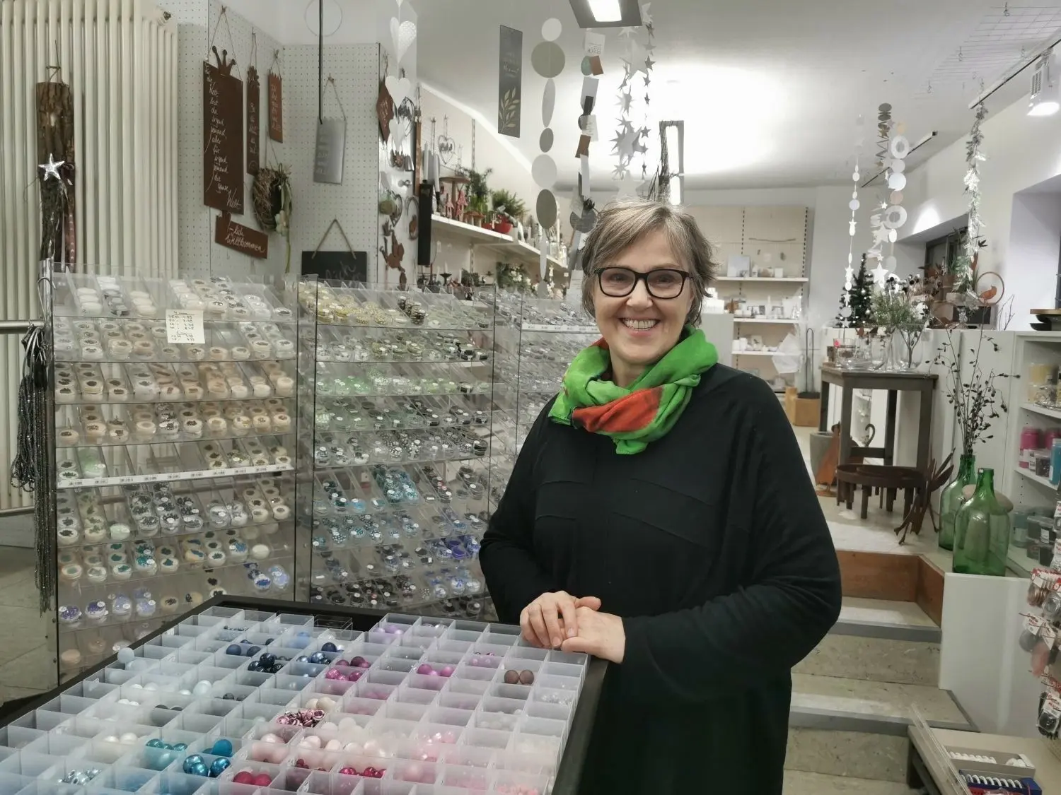 Was danach kommt, weiß sie noch nicht so genau. Maria Kasper schließt nach 43 Jahren ihr Geschäft in der Hauptstraße.⇥