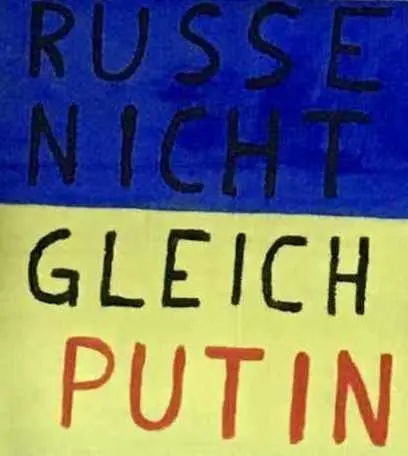 Im Kunstunterricht wurden Plakate gestaltet.