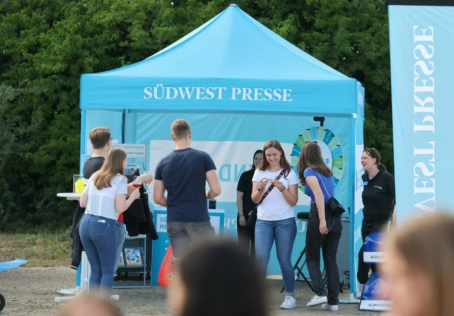 Die SÜDWEST PRESSE unterstützt das Stadt- und Heimatfest als Sponsor und ist auch mit einem Infostand auf dem Bongertwasen vertreten.