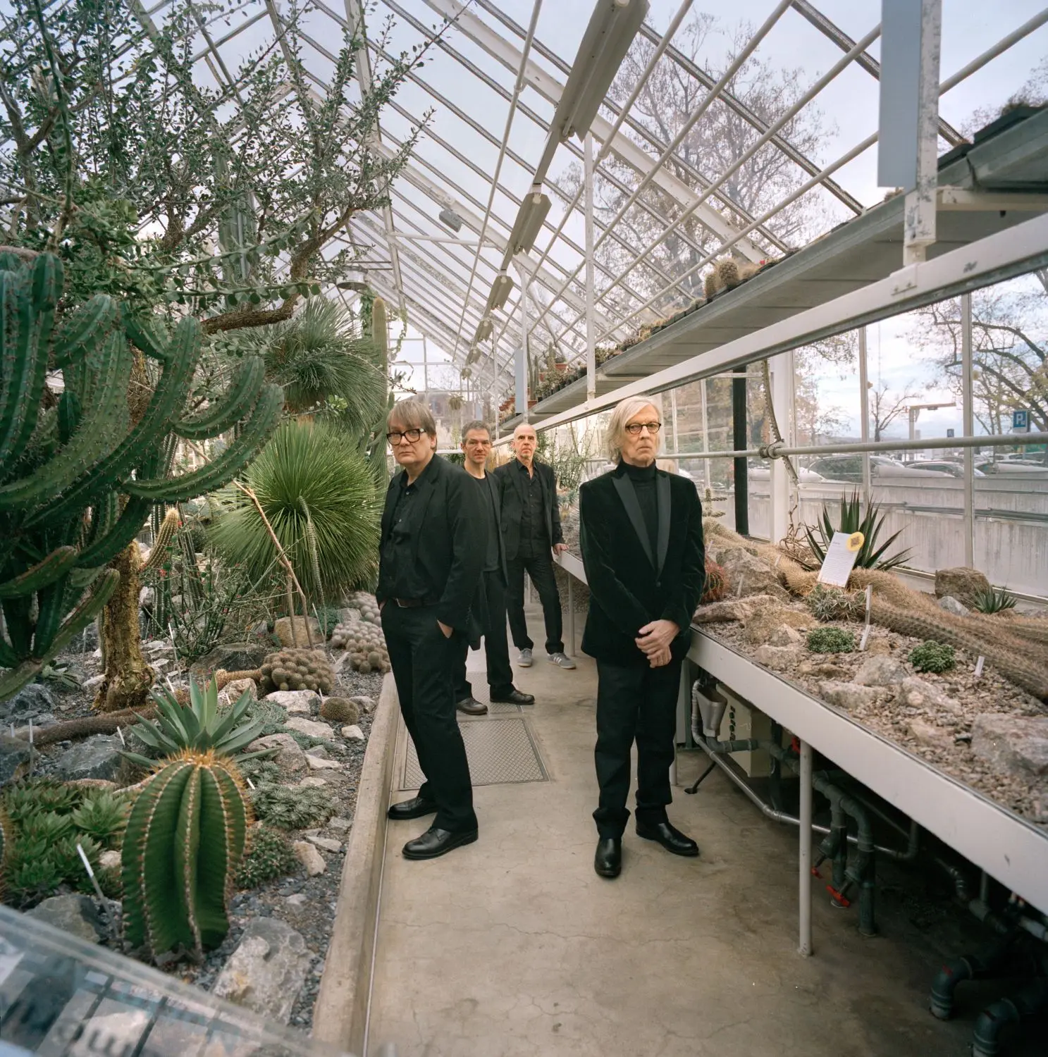 Element of Crime: Sven Regener (von links), Markus Runzheimer, Jakob Ilja und Richard Pappik.