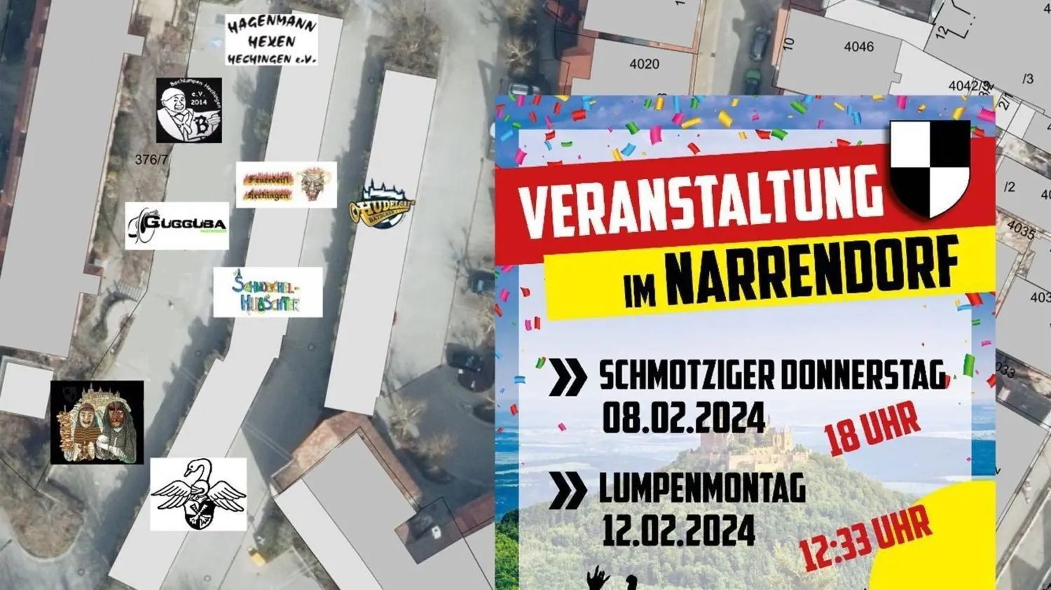 Acht Fasnetsgruppierungen und die Hechinger Pfadfinder sind Gastgeber des Narrendorfs am Auseliga und am Lumpenmontag.