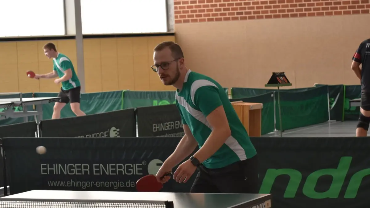Julian Geyer hat mit dem SC Berg einen perfekten Saisonstart hingelegt. ⇥
Julian Geyer vom SC Berg Tischtennis