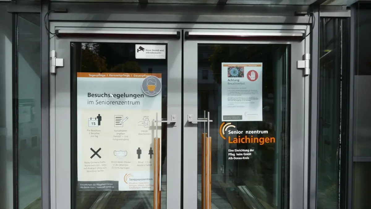 Wegen des Corona-Ausbruchs sind im Pflegeheim in Laichingen derzeit keine Besucher erlaubt. ⇥