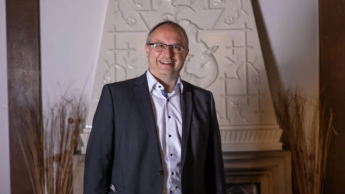 Andreas Schumm möchte unter anderem erreichen, dass die Region Heilbronn-Franken noch stärker als Einheit wahrgenommen wird – sowohl in der Region selbst als auch außerhalb.⇥