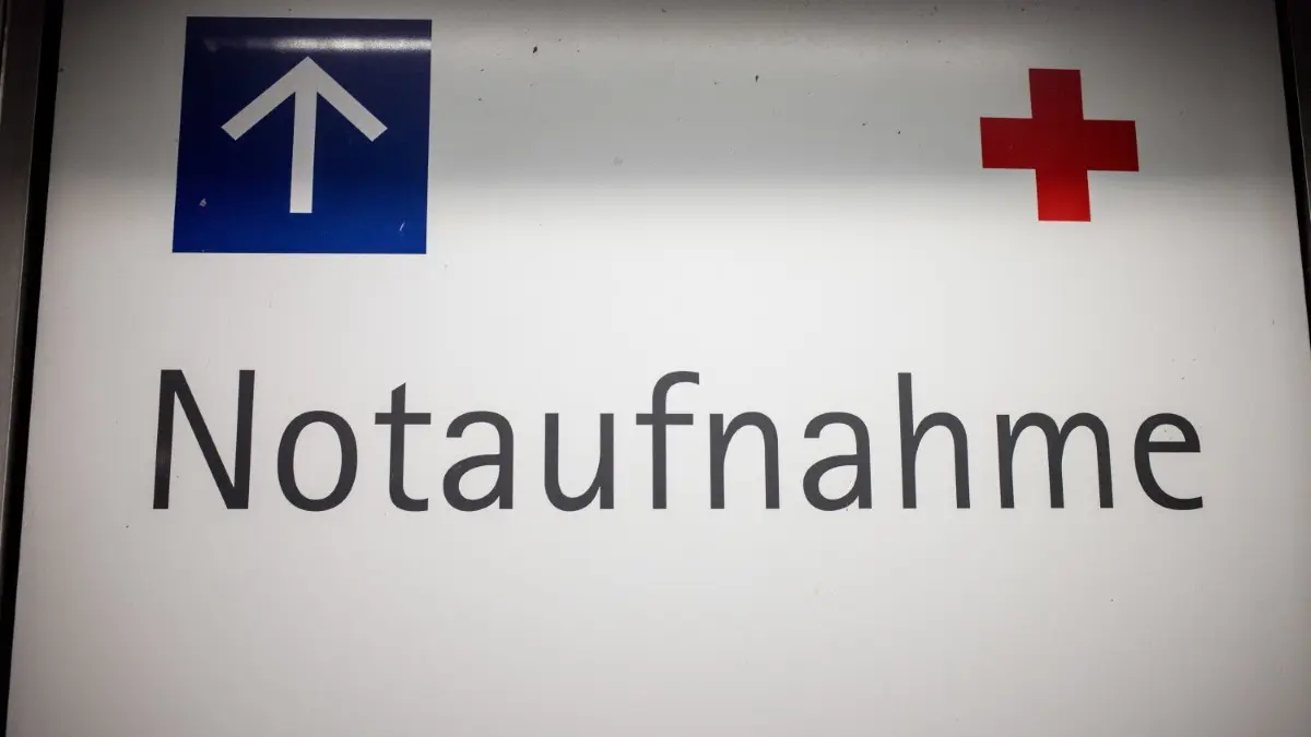 Mit einer blutenden Stichwunde wurde ein 24-Jähriger in der Klinik notversorgt.
Symbolfoto Notaufnahme Klinik