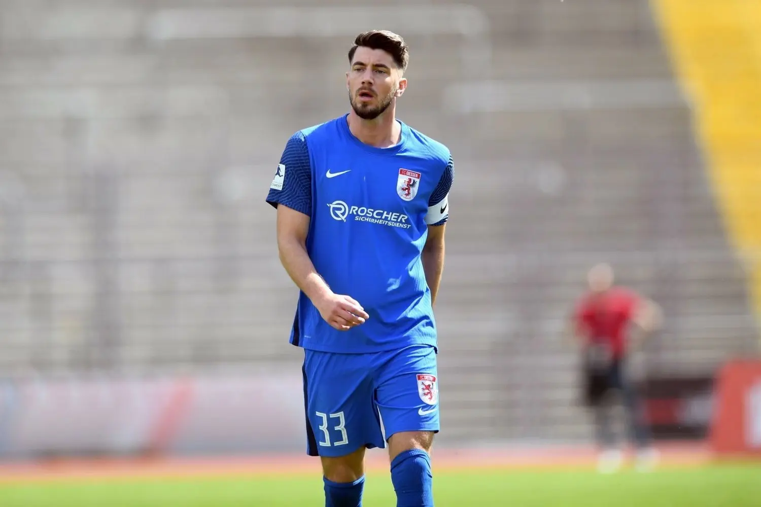 Nikola Trkulja, hier noch im Dress des FC Gießen, spielt mit dem FC Memmingen in der kommenden Saison Regionalliga.
