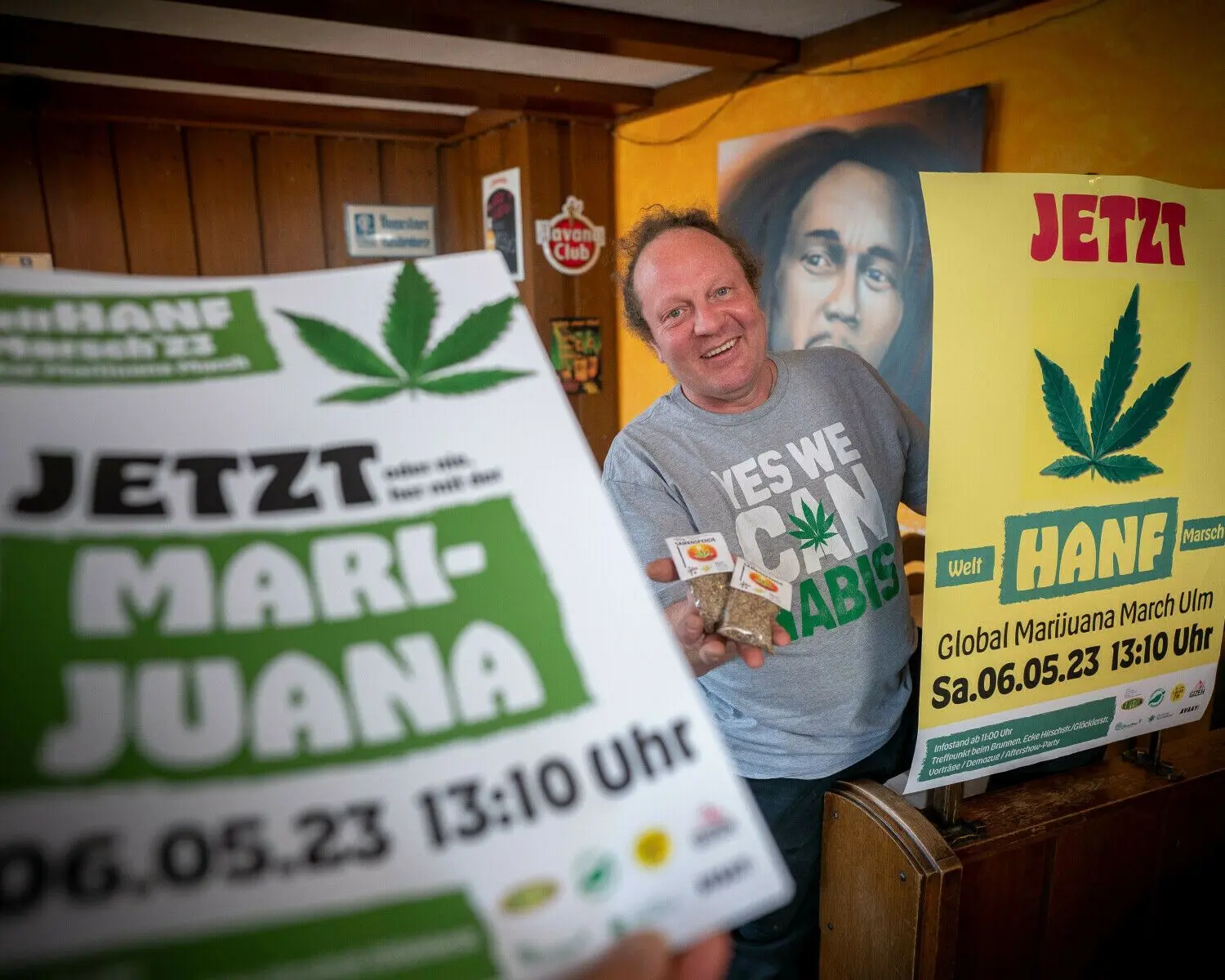 Kämpft seit 30 Jahren für die Legalisierung: Stefan „Obi“ Oberdorfer.