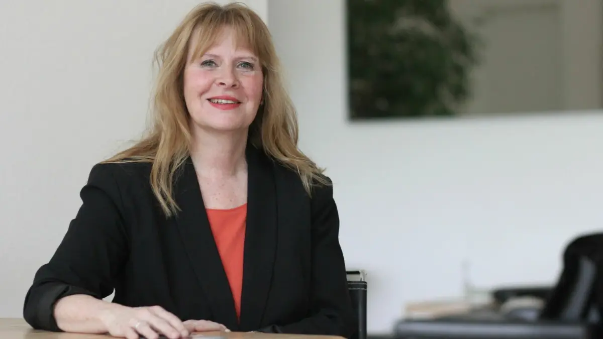 Petra Weber (56) will Bürgermeisterin von Langenburg werden.
