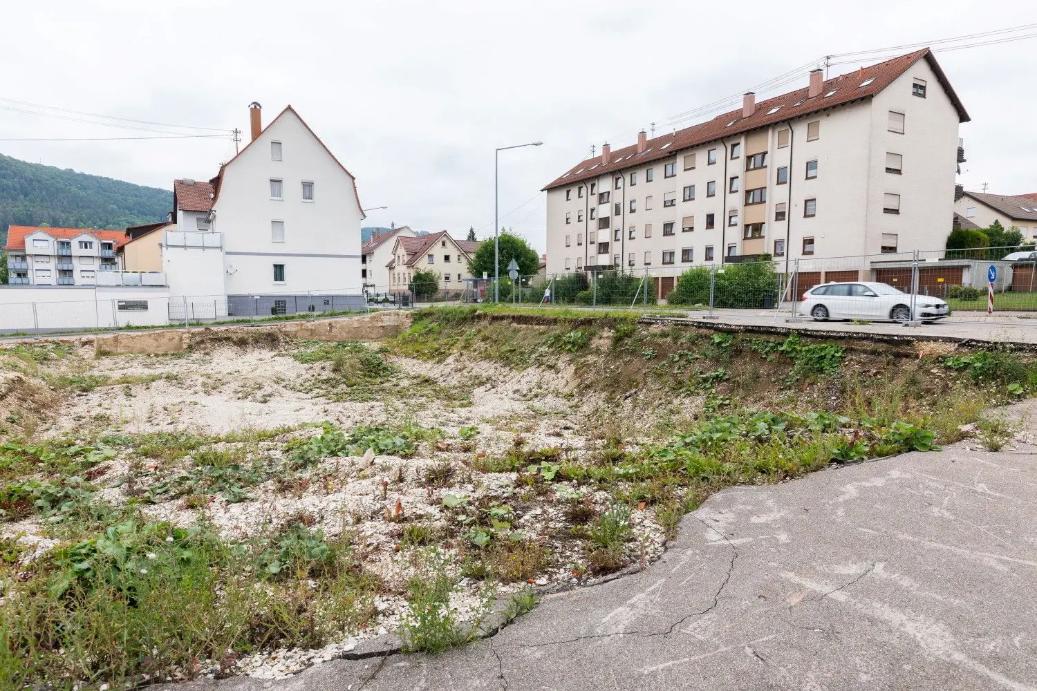 In der Überkinger Straße, wo früher der Saalbau stand, soll bald ein Wohnheim mit rund 2000 Quadratmetern Mietfläche entstehen.