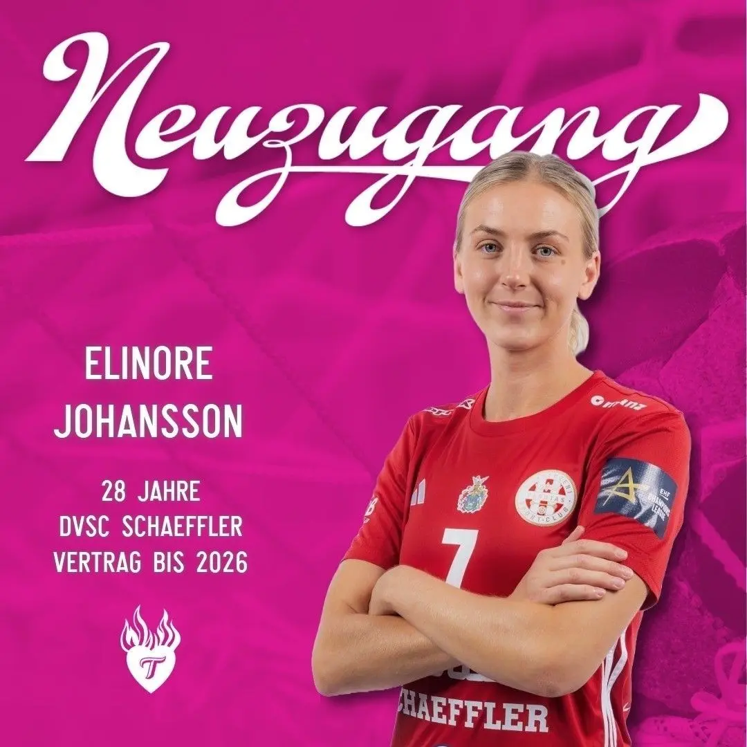 Elinore Johansson  kommt mit Champions League-Erfahrung nach Metzingen, war für viele namhafte Vereine am Ball. ⇥