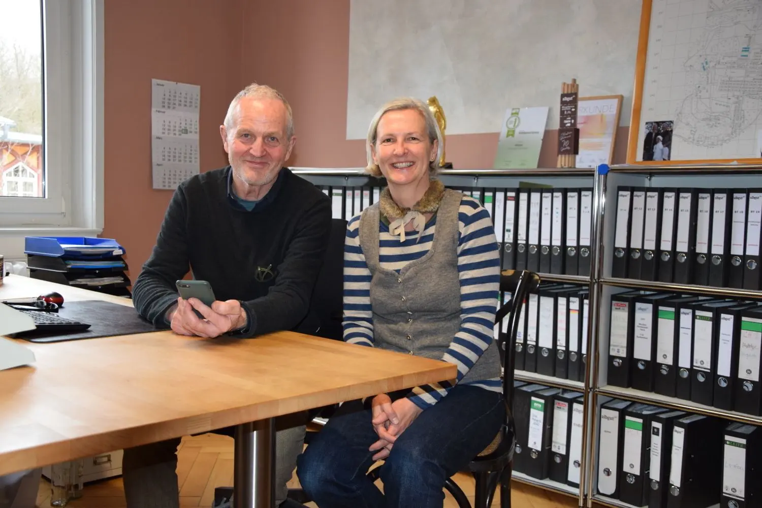 Franz und Annegret Tress, die Betreiber des Albguts, schaffen kontinuierlich neue Erlebnisse für die Besucher.  ⇥