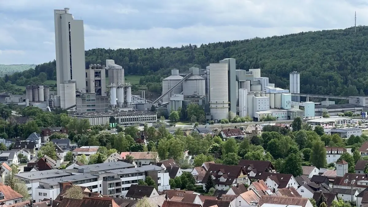Zementwerk in Schelklingen