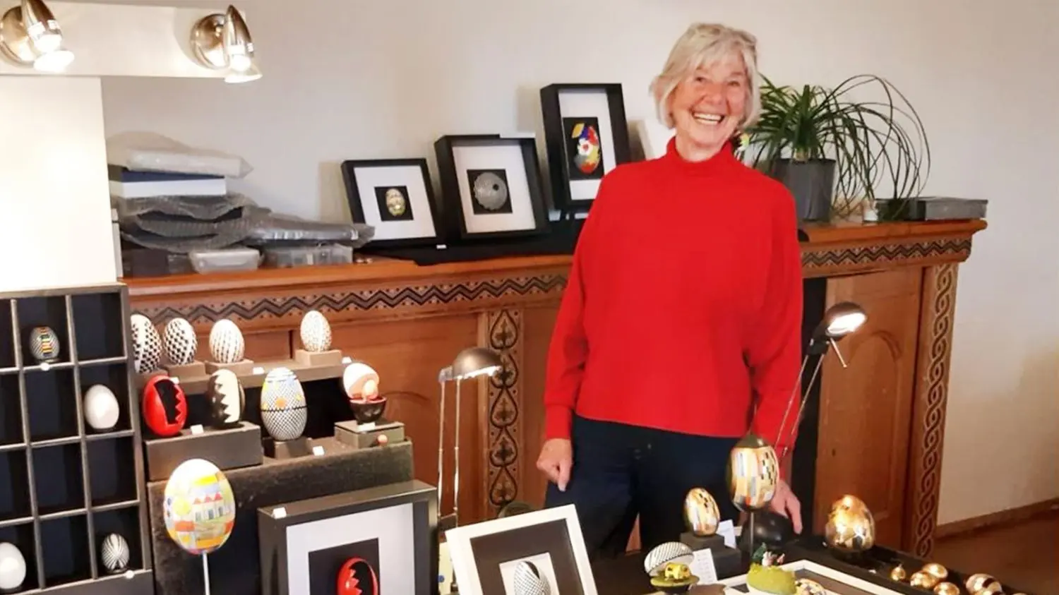 Nie weniger als 200 Exponate präsentiert Eva Schmidt-Reinhardt aus Boll an ihren Messe- und Marktständen.