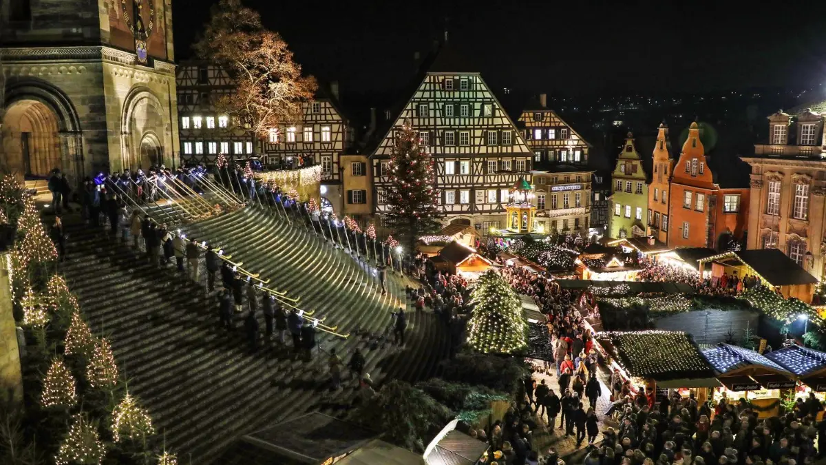 Impressionen von der Eröffnung der Haller Weihnachtsmarkt 2018.