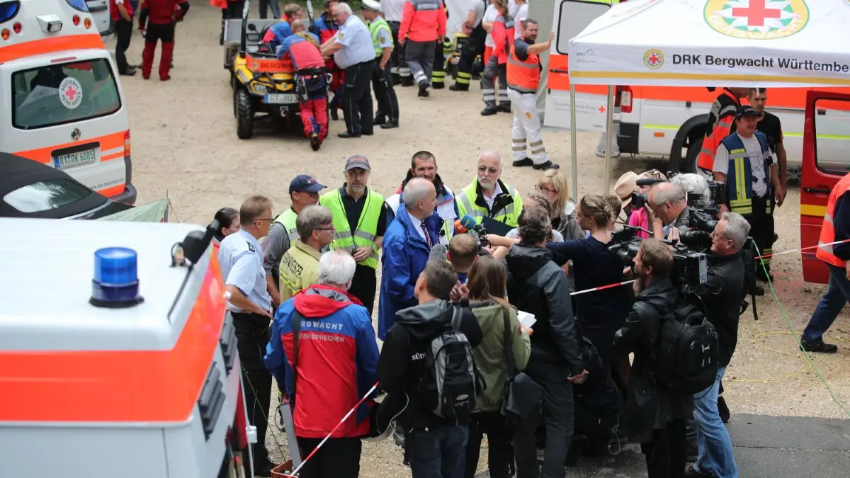 Falkensteiner Höhle Grabenstetten Rettungseinsatz