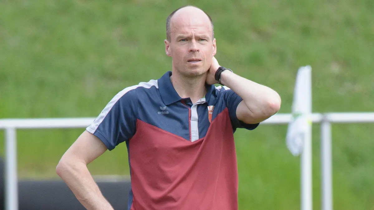 GSV Maichingen vs. TSG Tuebingen, Fussball, Verbandsliga Wuerttemberg, 21. Spieltag, Spielzeit 2023/2024, 07.04.2024, Foto: Eibner–Pressefoto/Andreas Ulmer Foto: Eibner–Pressefoto/Andreas Ulmer Foto: Eibner–Pressefoto/Andreas Ulmer : Trainer Michael Frick, (TSG Tuebingen)
GSV Maichingen vs. TSG Tuebingen, Fussball, Verbandsliga Wuerttemberg, 21. Spieltag, Spielzeit 2023/2024, 07.04.2024,
Foto: Eibner-Pressefoto/Andreas Ulmer