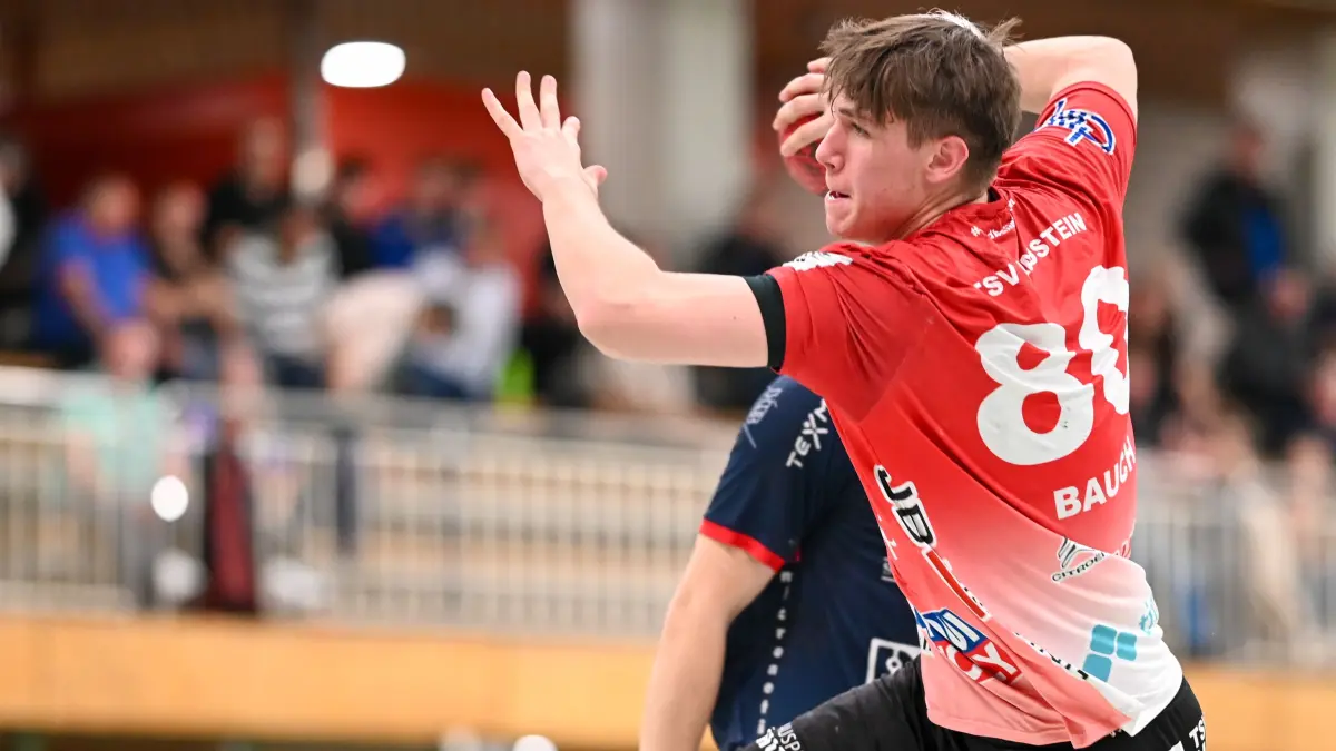 SG H2Ku Herrenberg — TSV Blaustein, Handball, Oberliga, BWOL, Herren, 4.Spieltag, Abstiegsrunde, Saison 2023/2024, 06.04.2024: Tobias Bauch (TSV Blaustein, #80)
SG H2Ku Herrenberg - TSV Blaustein, Handball, Oberliga, BWOL, Herren, 4.Spieltag, Abstiegsrunde, Saison 2023/2024, 06.04.2024
Foto: Eibner-Pressefoto/Nicolas Woern