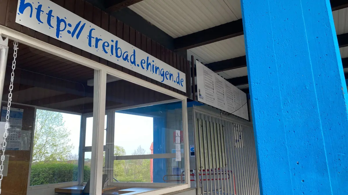 Freibad Ehingen Erlebnisfreibad Eingang