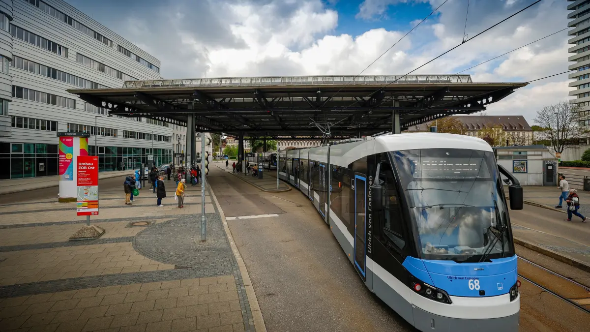 Umbau Nahverkehrsknoten Ehinger Tor, vor allem für die Straßenbahn