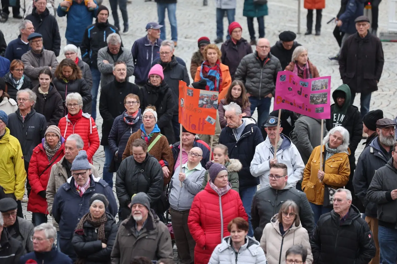 Demo gegen rechts Bad Urach 2024