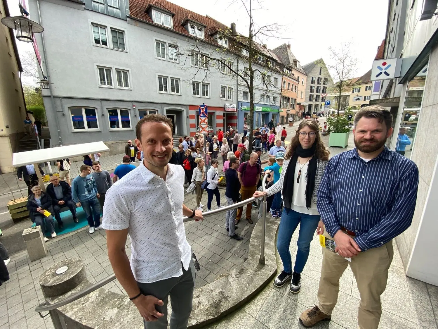 Temporäre Fußgängerzone in Crailsheim: Startschuss für den