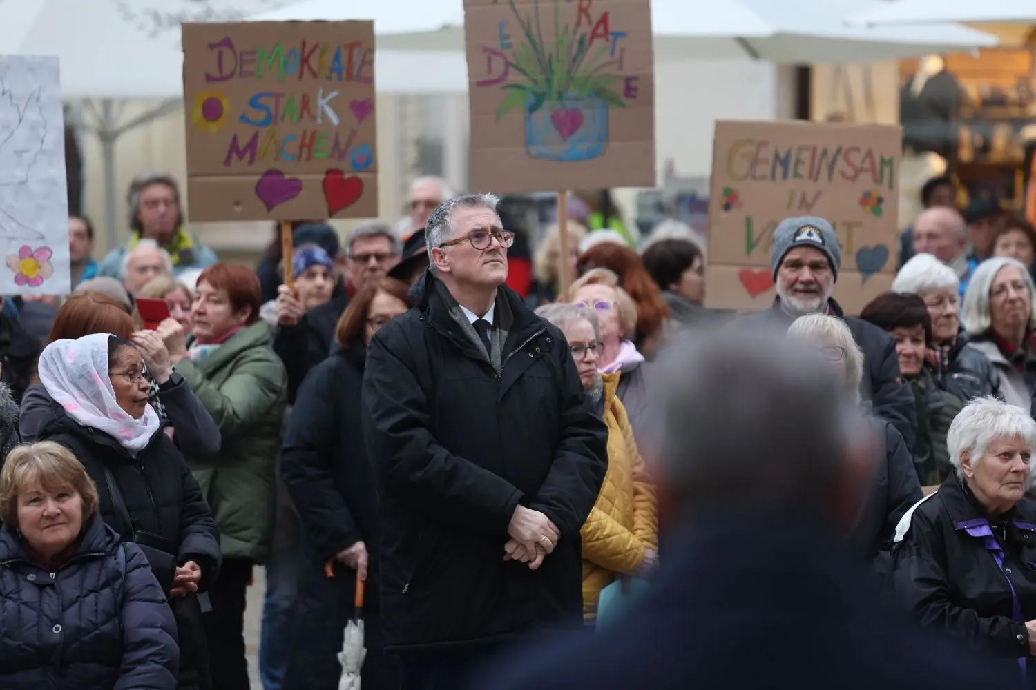 Demo gegen rechts Bad Urach 2024