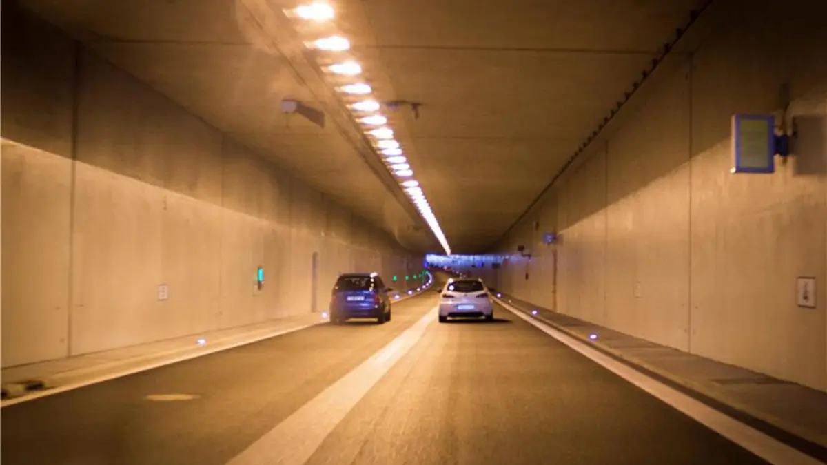 Im Dußlinger Tunnel wird nun in beide Richtungen geblitzt.