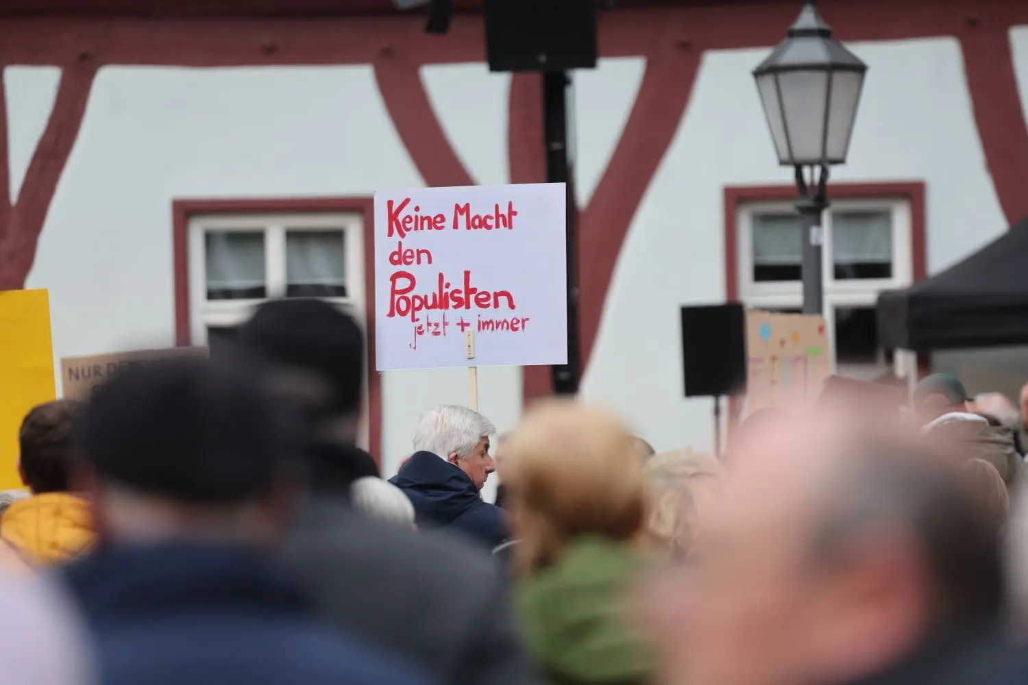 Demo gegen rechts Bad Urach 2024
