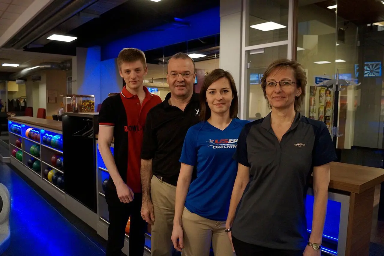 Sie sorgen mit ihren Freizeitangeboten dafür, dass in Reutlingens Stadtzentrum was geboten wird: Dominik, Hendrik, Nadine und Claudia Motzer. ⇥