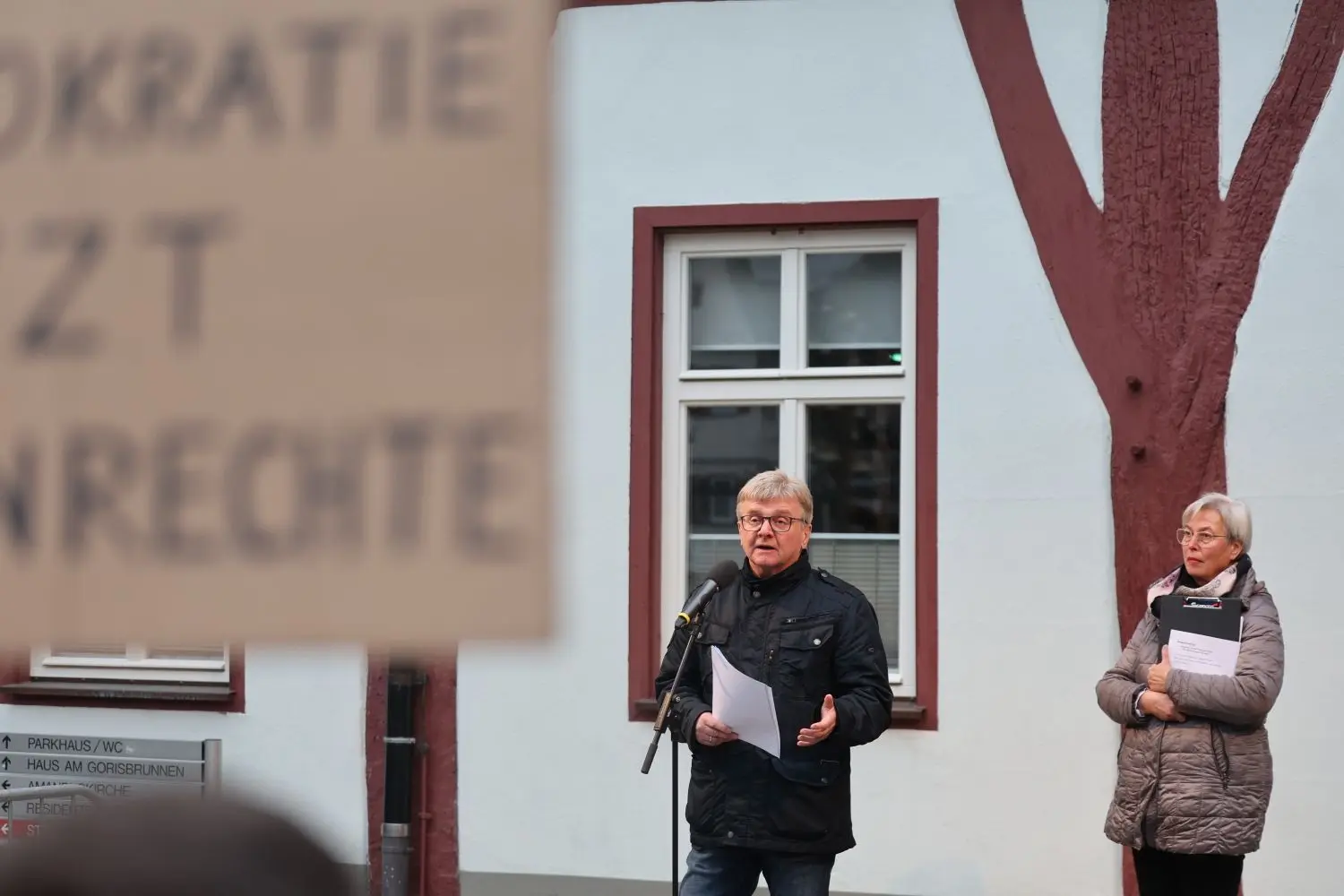Demo gegen rechts Bad Urach 2024