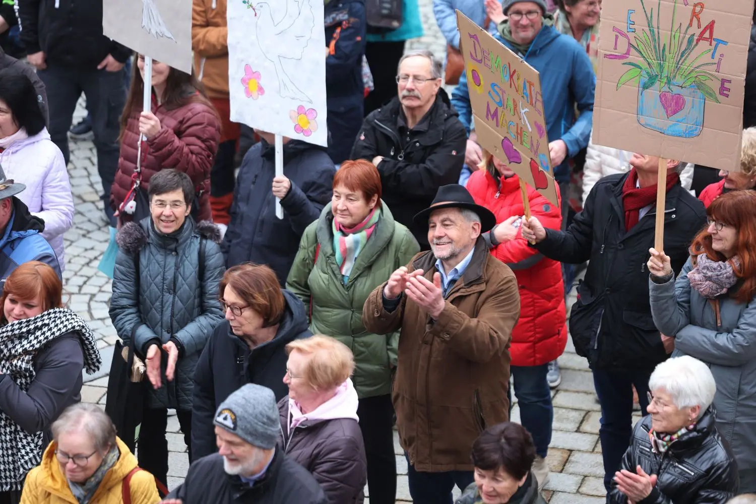 Demo gegen rechts Bad Urach 2024
