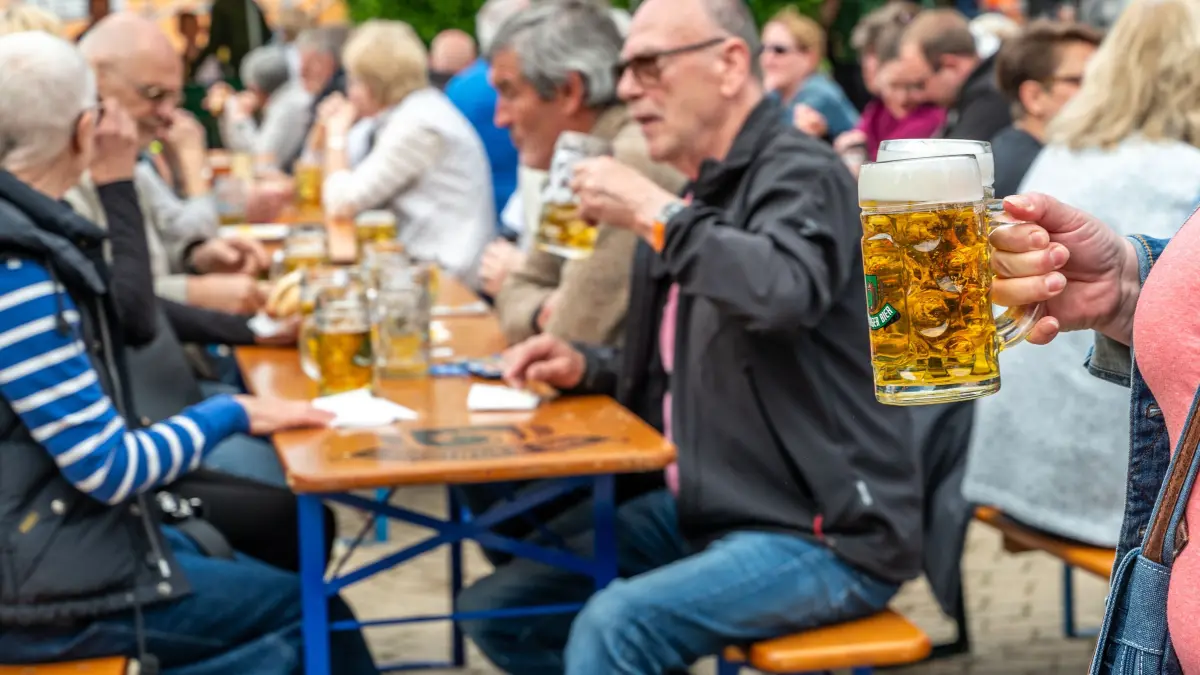 Christi Himmelfahrt Vatertag Hock im Schulhof Bad Boll