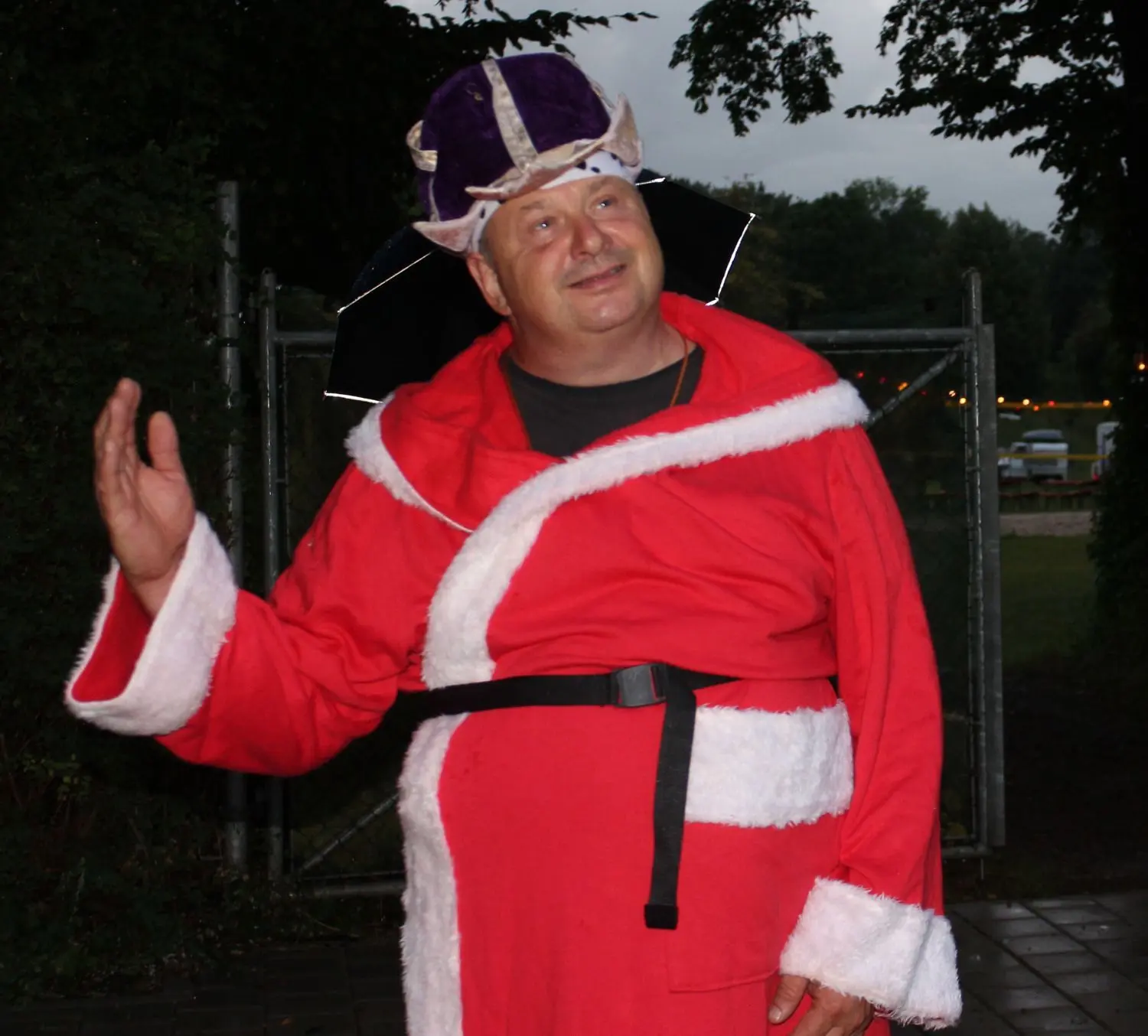 Ob’s das Weihnachtsmannkostüm war? Egal!