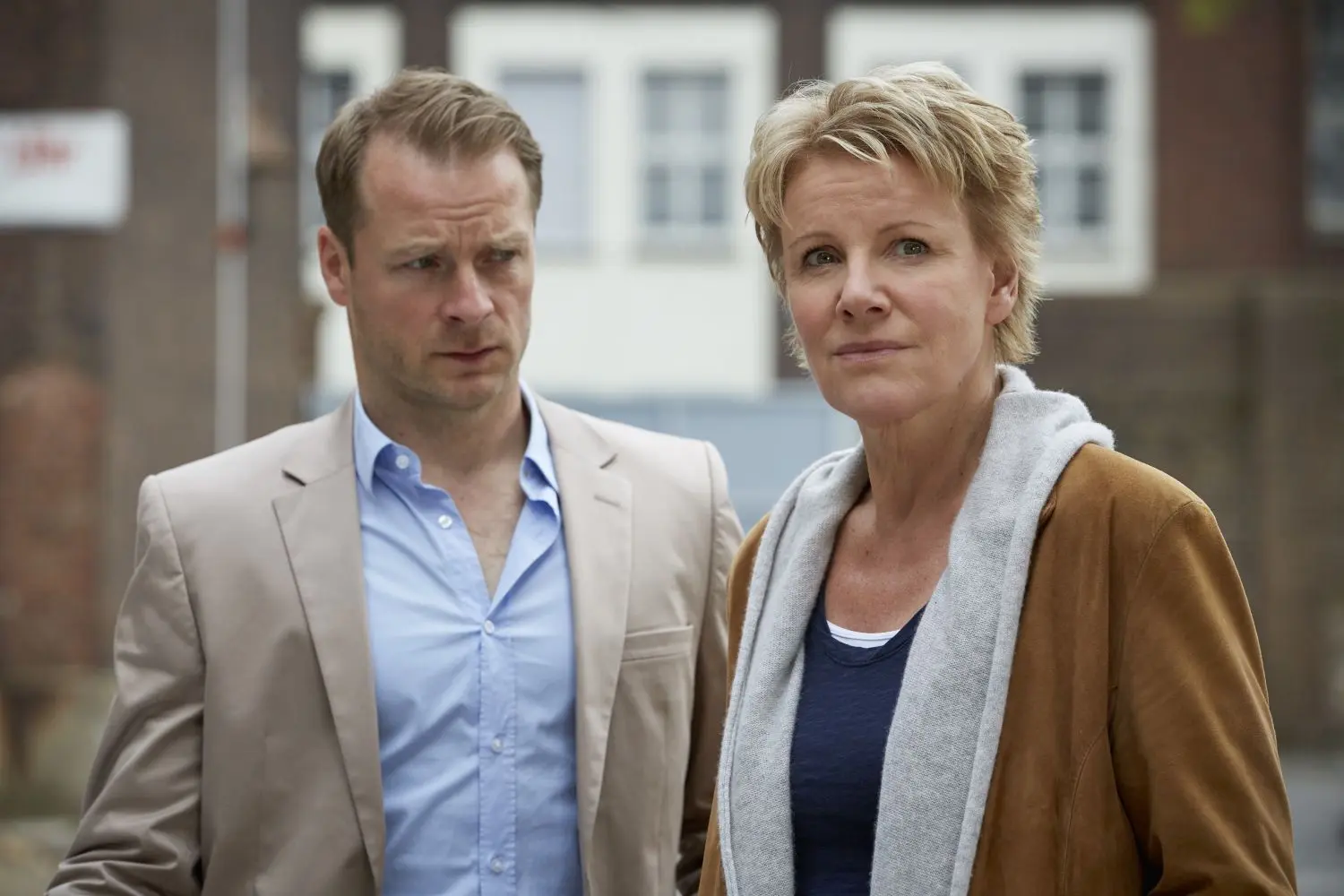 Sittlers Partnerin in Süßen ist wie in der Comedy-Serie „Nikola“ Mariele Millowitsch, hier als ZDF-Ermittlerin Marie Brand.