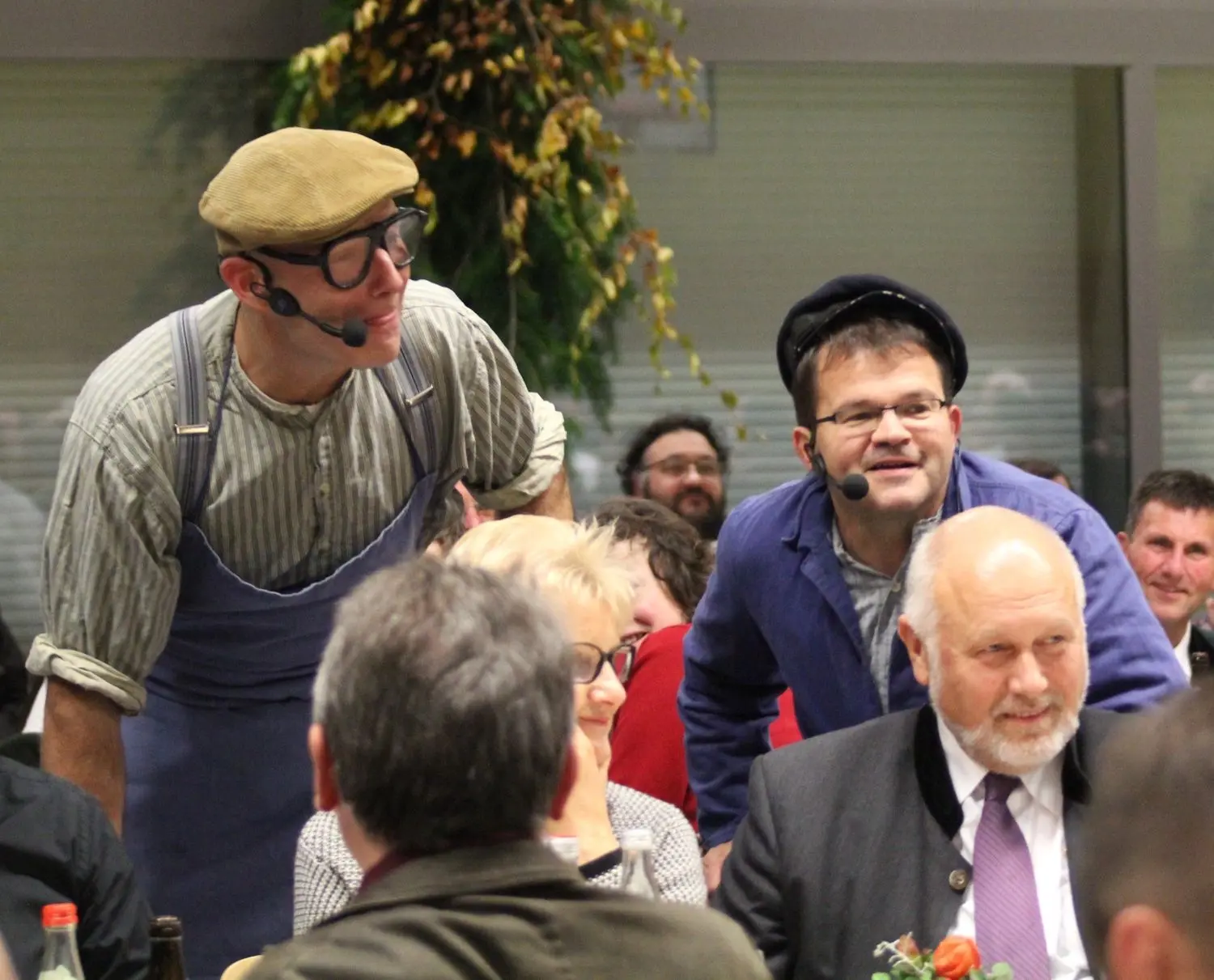 Wahrlich zum Schießen: „Ernst und Ernst“ alias Steffen Kautt und Jochen Busch.