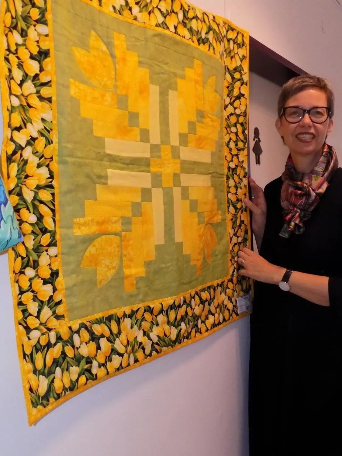 Kreativ-Leiterin Katy Kühnle mag Patchworkarbeiten. Kurse dafür leitet sie an.