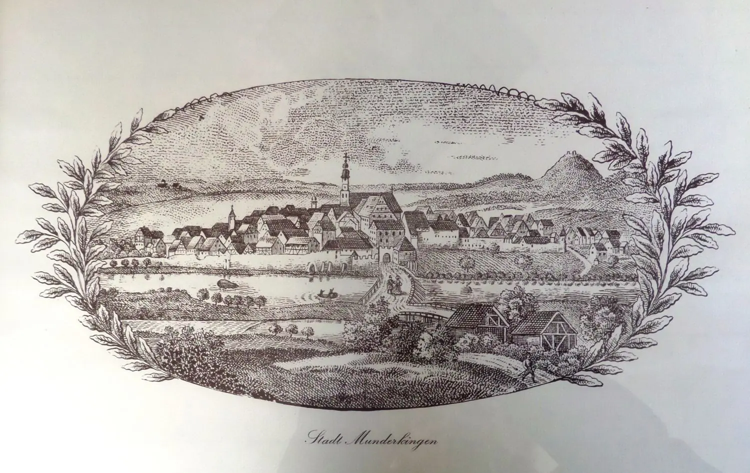 Repro aus dem 1992 von der Stadt Munderkingen aufgelegten Büchlein zu Carl Borromäus Weitzmann. ⇥