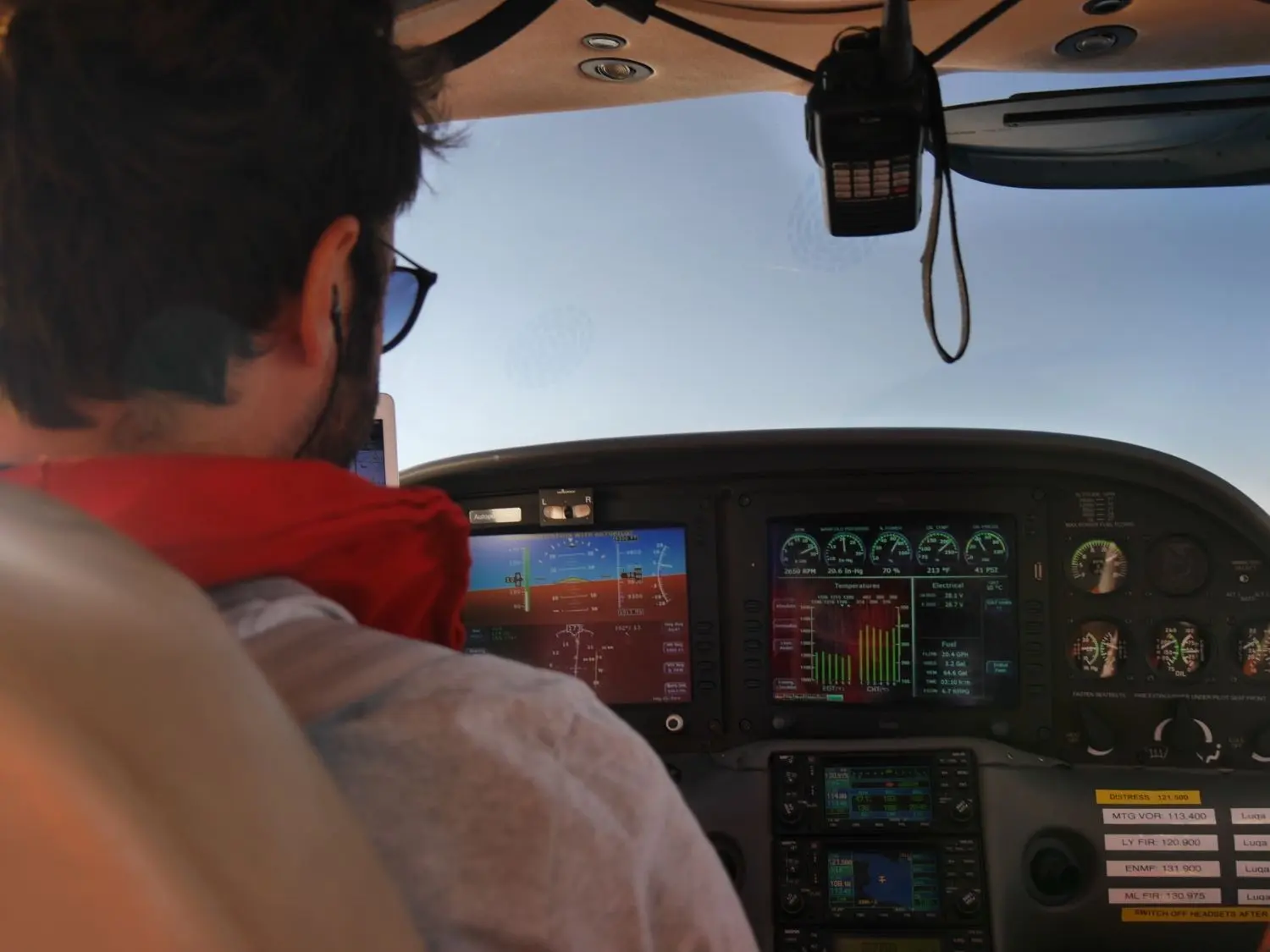 Auf mehr als 15 Einsätzen über dem Mittelmeer war Pilot Manos Radisoglou mit der „Moonbird“.