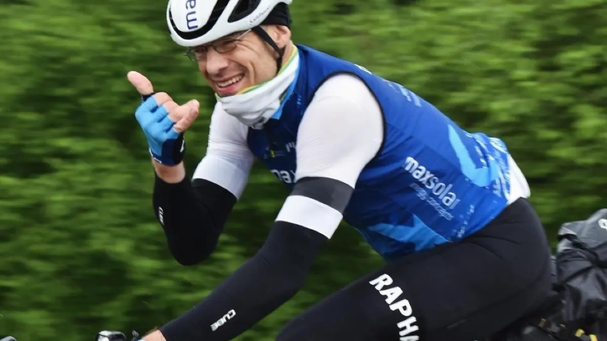 Kristian Krüger aus Gailenkirchen bei Schwäbisch Hall ist bei der Mittelgebirge Classique 2024 mitgefahren
