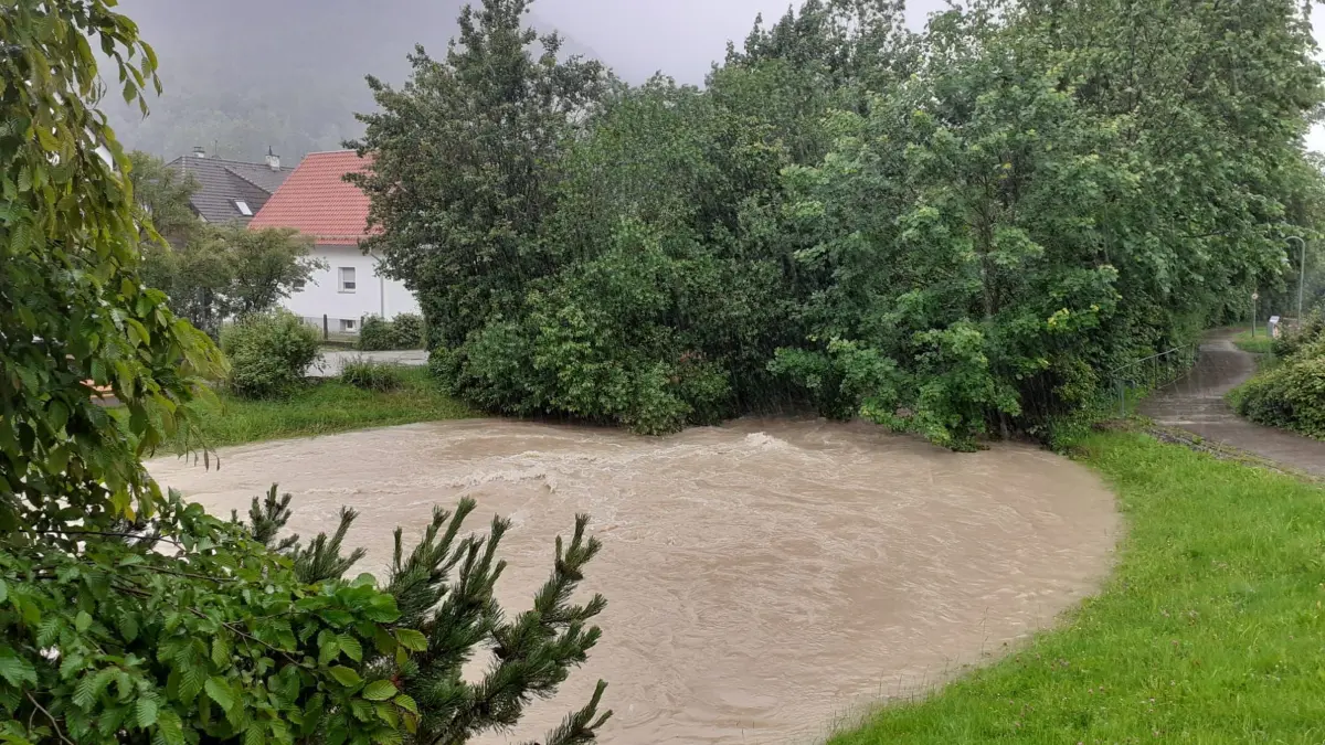 Hochwasser Bad Ditzenbach