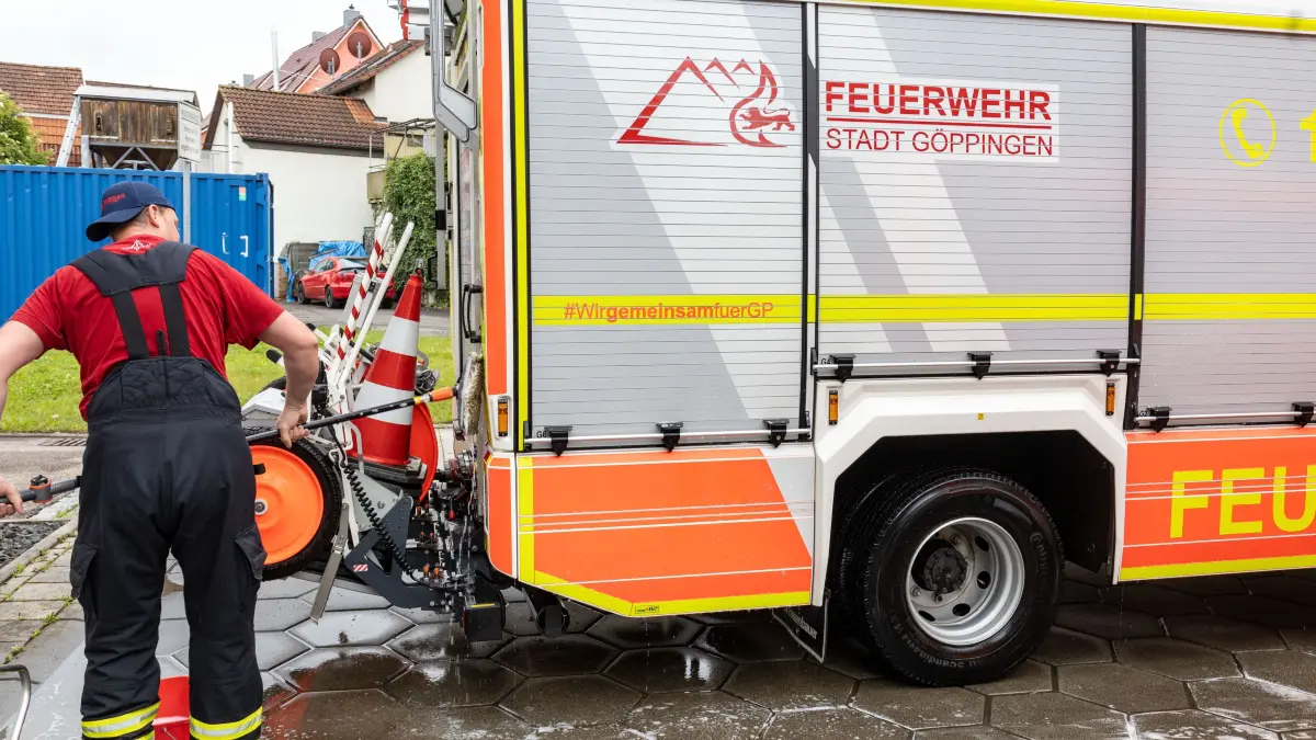 Holzheim Hochwasser im Kreis Göppingen