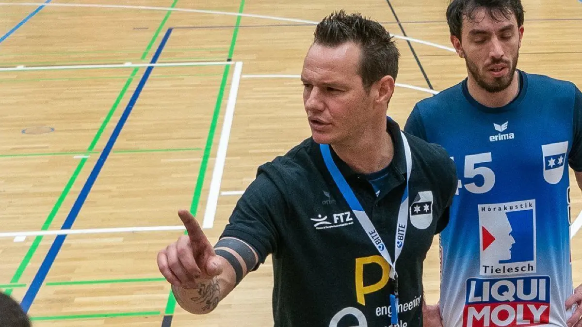 Handball Söflingen gegen Blaustein Trainer Philipp Frey