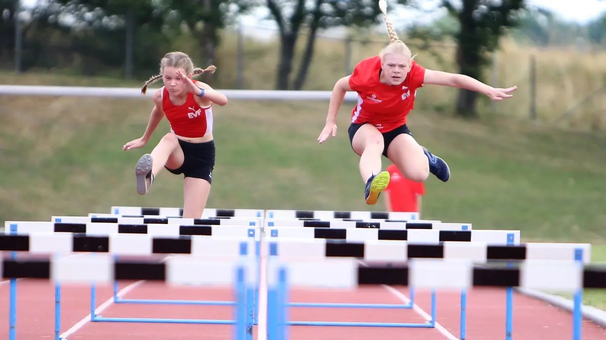 Spor Sport Leichtathletik 60 m-Hürdenlauf