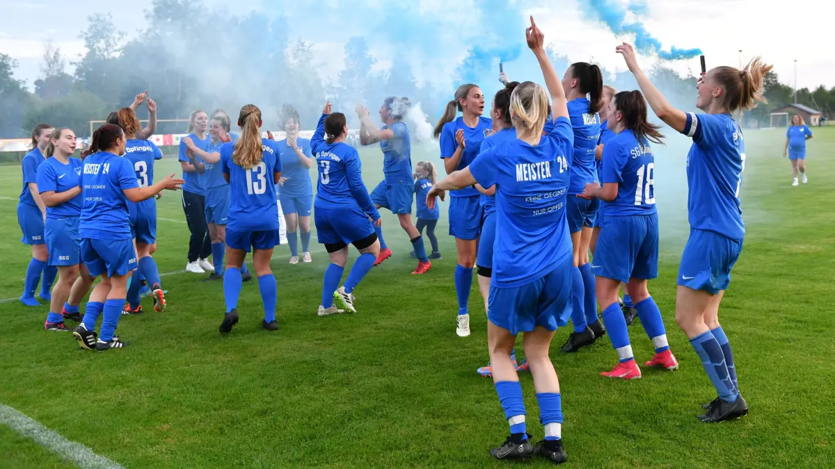 SG Öpfingen Meister der Regionenliga Frauenfußball
