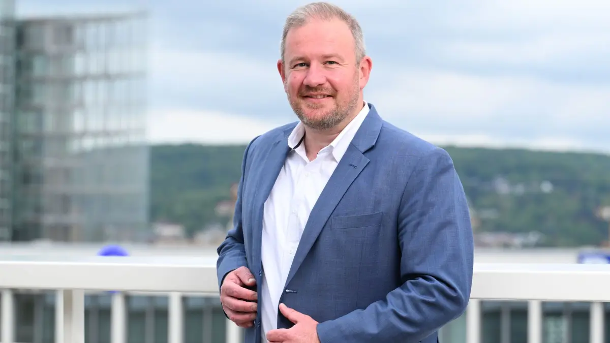 Andreas Glück — FDP: ARCHIV - 07.05.2024, Baden-Württemberg, Stuttgart: Andreas Glück, Kandidat für die Europawwahl für die FDP, fotografiert in Stuttgart. (zu dpa: «Baden-Württemberg schickt neun Abgeordnete nach Brüssel») Foto: Bernd Weißbrod/dpa +++ dpa-Bildfunk +++