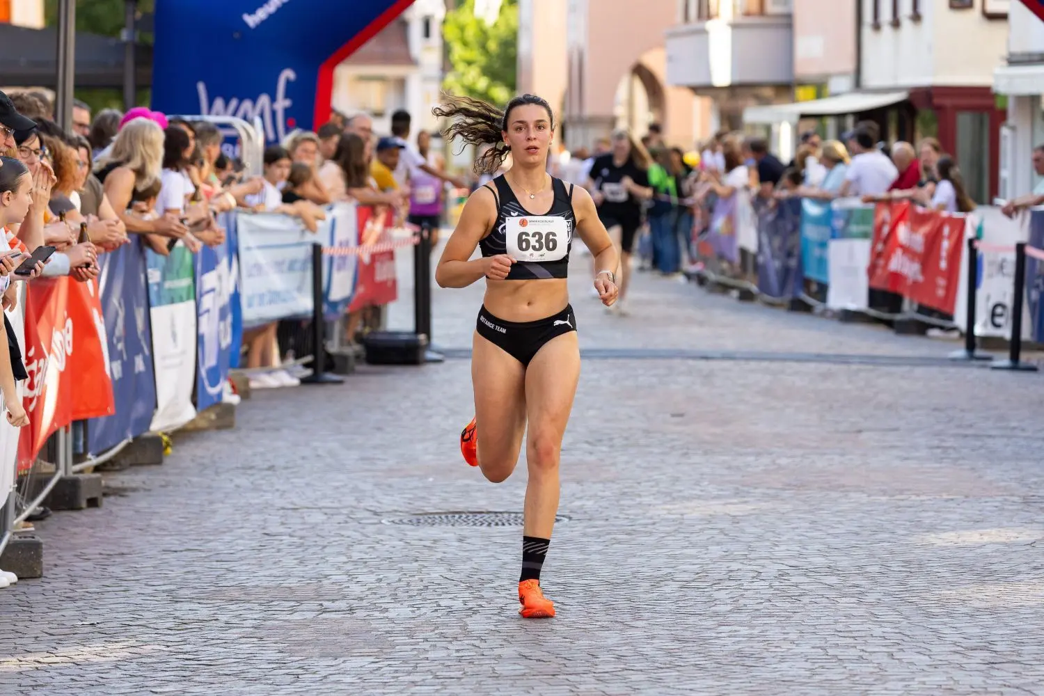 Die Siegerin des 5-Kilometer-Laufs, Sophie Keppler.