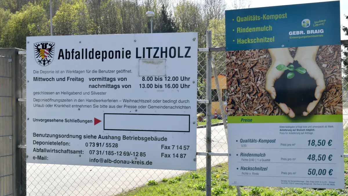 Deponie Litzholz, Ehingen: Deponie Litzholz, Ehingen