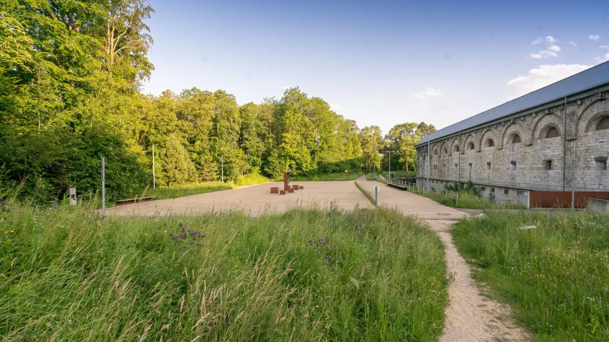 Wilhelmsburg Ulm geplantes Parkhaus an der Ostseite der Wilhelmsburg