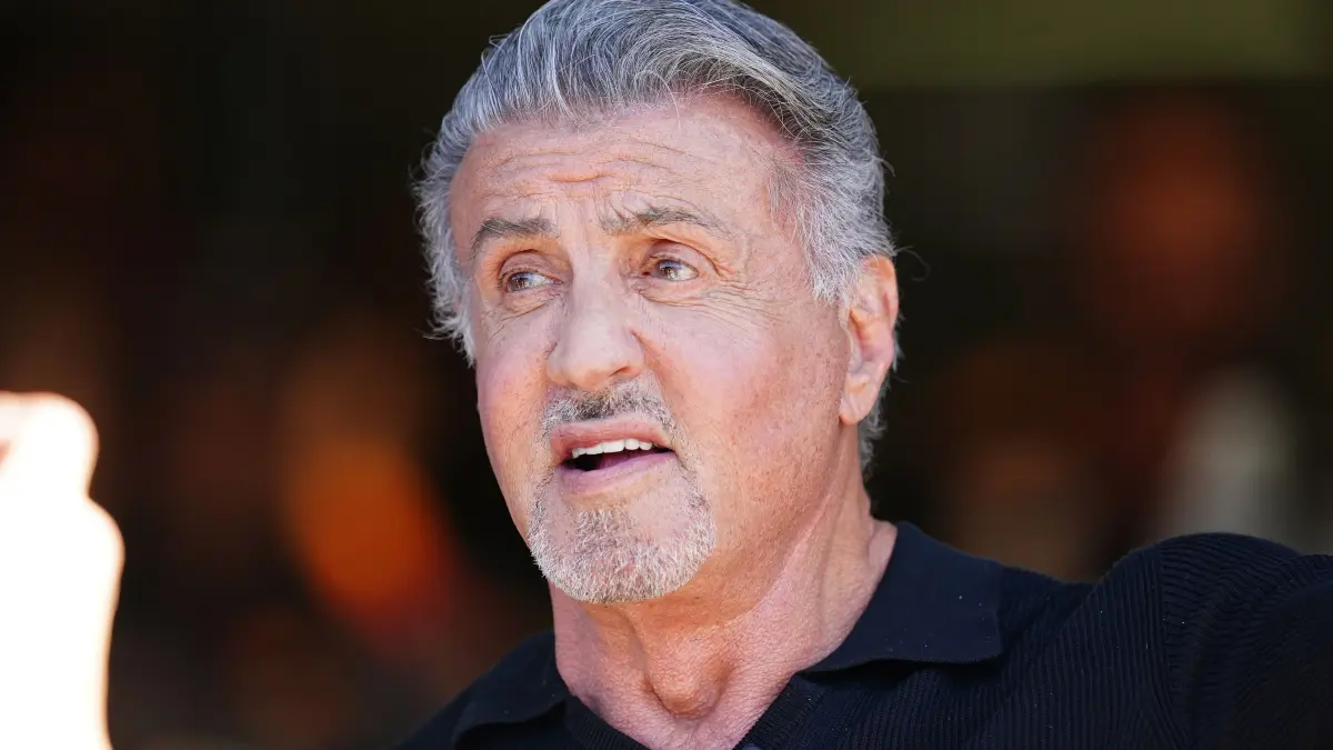 Motorsport: Formel-1-Weltmeisterschaft, Grand Prix von Italien, Rennen: Sylvester Stallone, Schauspieler aus den USA, besucht die Rennstrecke. +++ dpa-Bildfunk +++