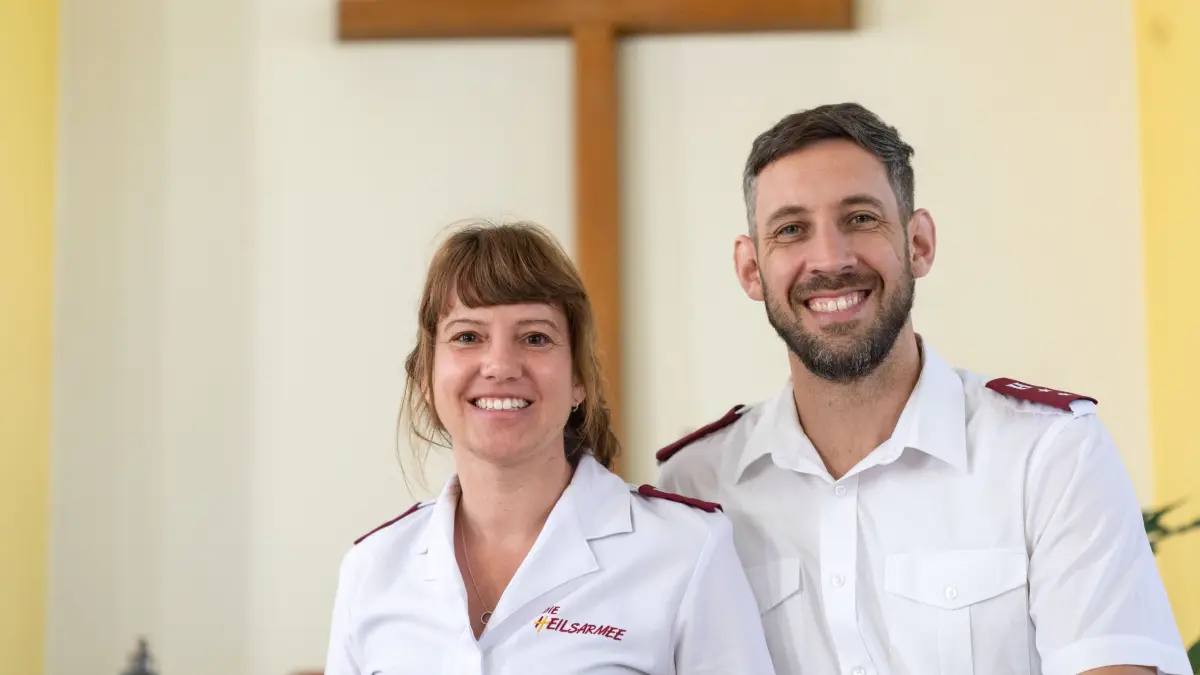 125 Jahre Heilsarmee im Kreis Göppingen Kapitänin Sandy Baker & Kapitän Jeremy Baker